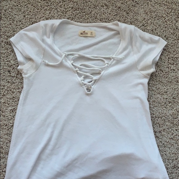 Lace Up Shirt - Picture 2 of 3